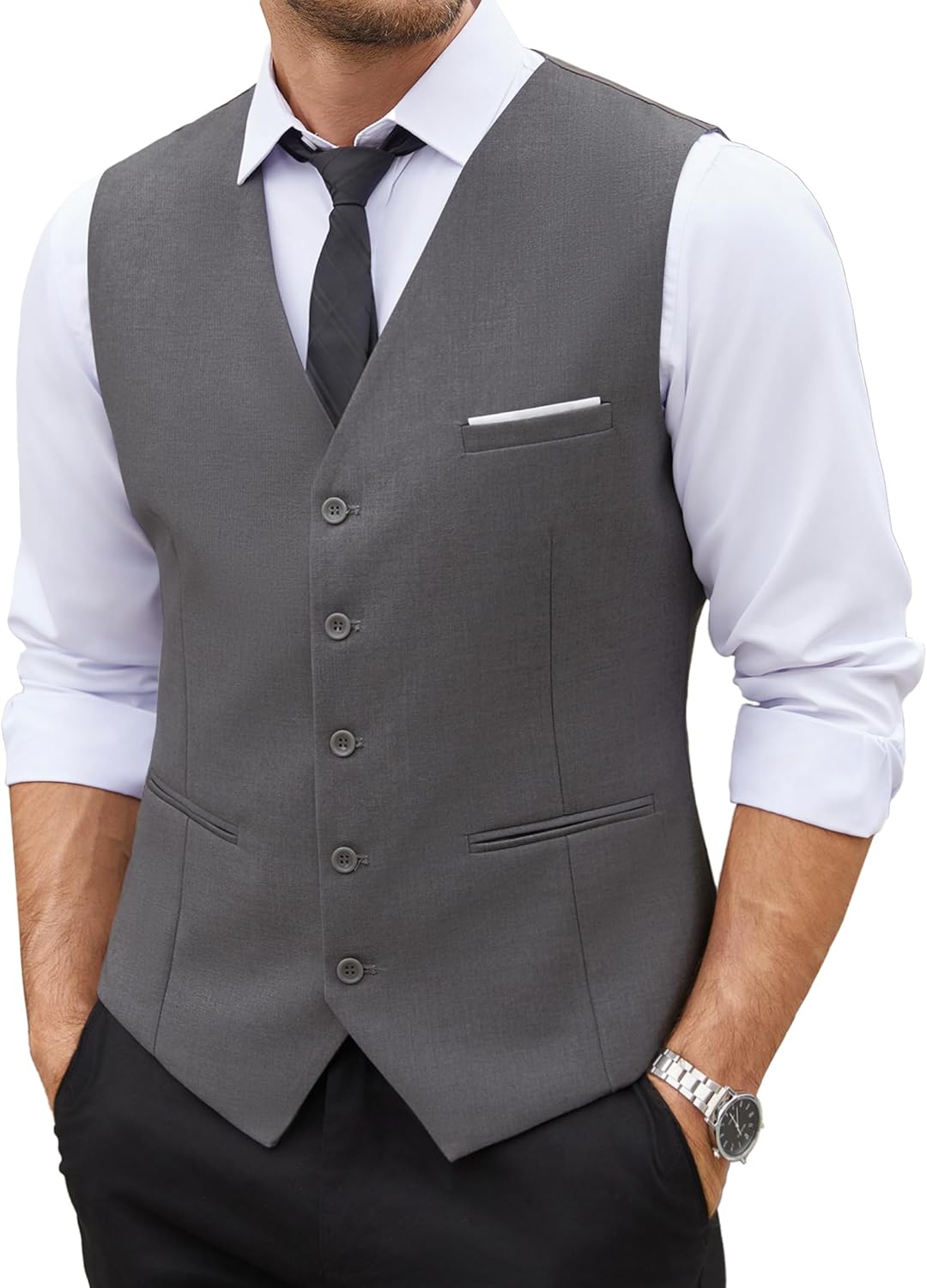COOFANDY Mens Suit Vest Slim Fit Business Formal Philippines Ubuy