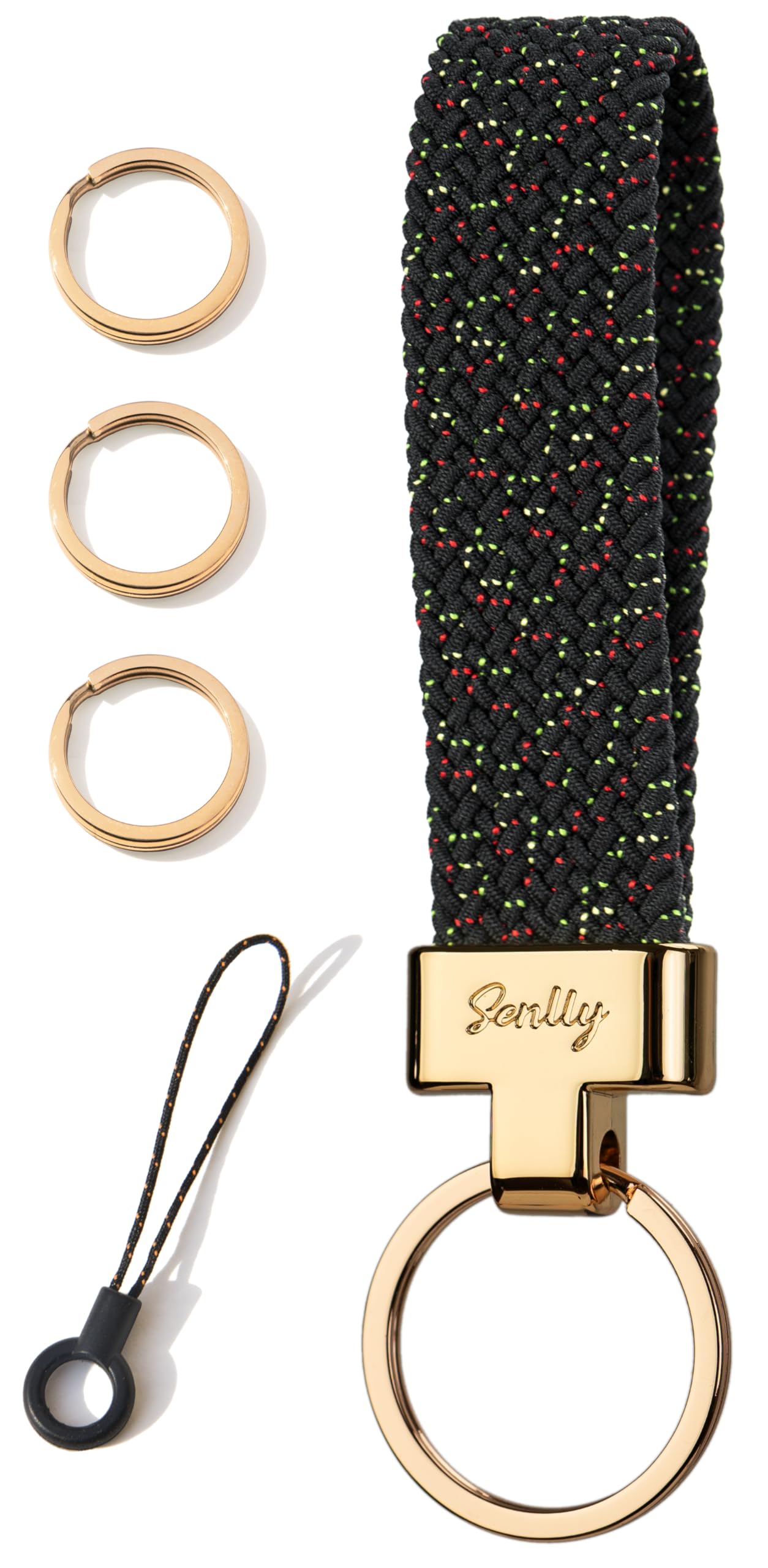 SENLLY Llavero para Coche, Minimalista Llavero Elástico, Cordón para Car Key Fob — view 20