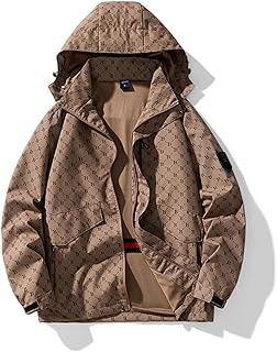 LiPski Printemps et automne nouveau style veste coupe-vent homme imperméable mode ample veste à capuche