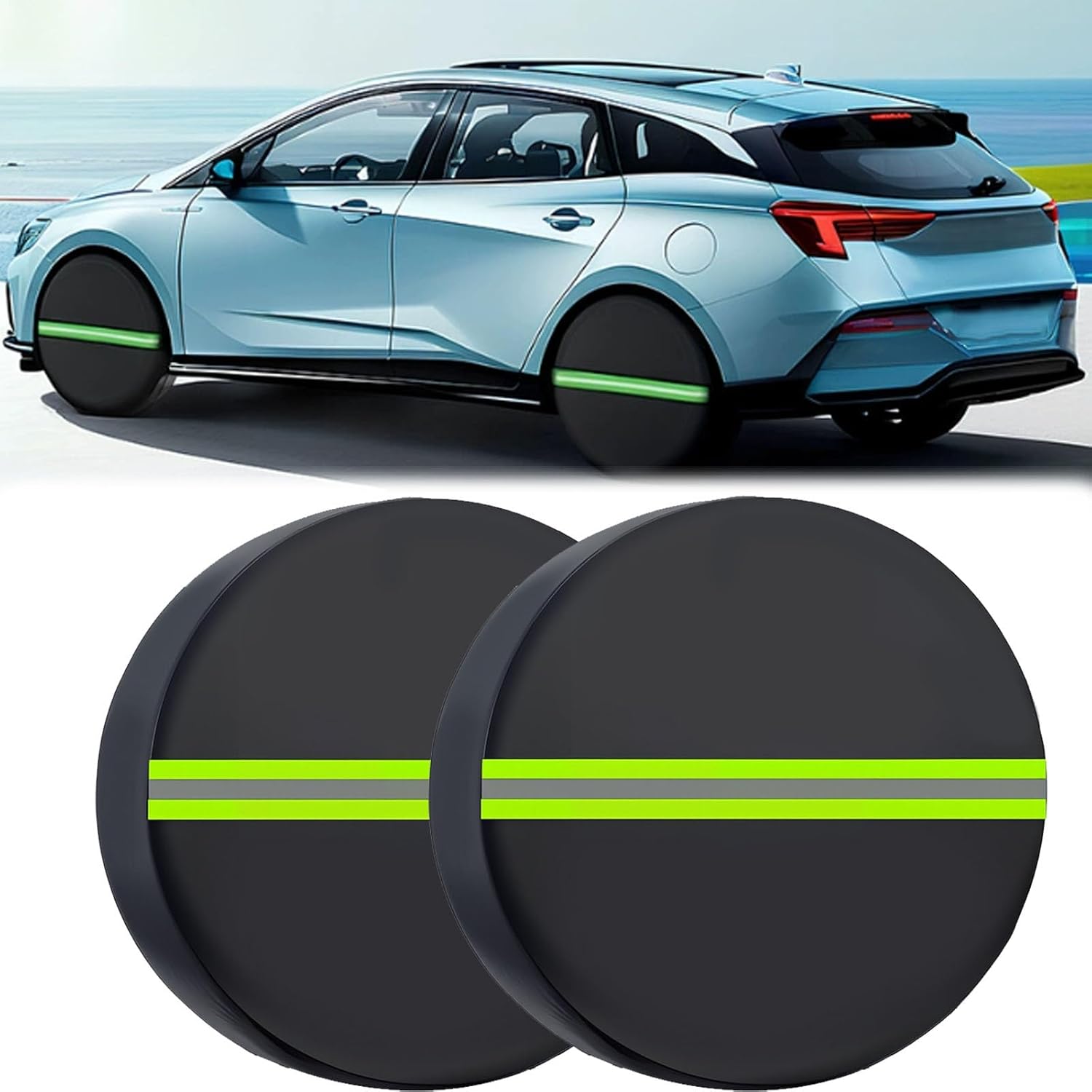 スバルXVGT系(平成29年5月~現行)モデル専用 タイヤカバー 屋外 防水 反光条付き UVカット 汚れ防止 耐久 タイヤプロテク