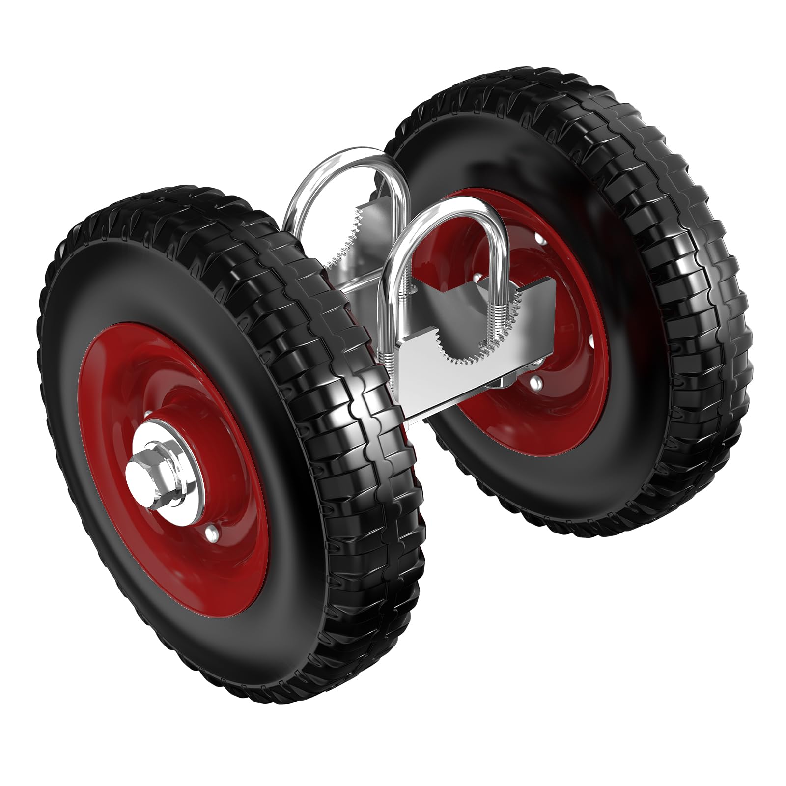 8-Inch Heavy Duty Gate Wheel, Driveway Fence Rolling Gate Wheels