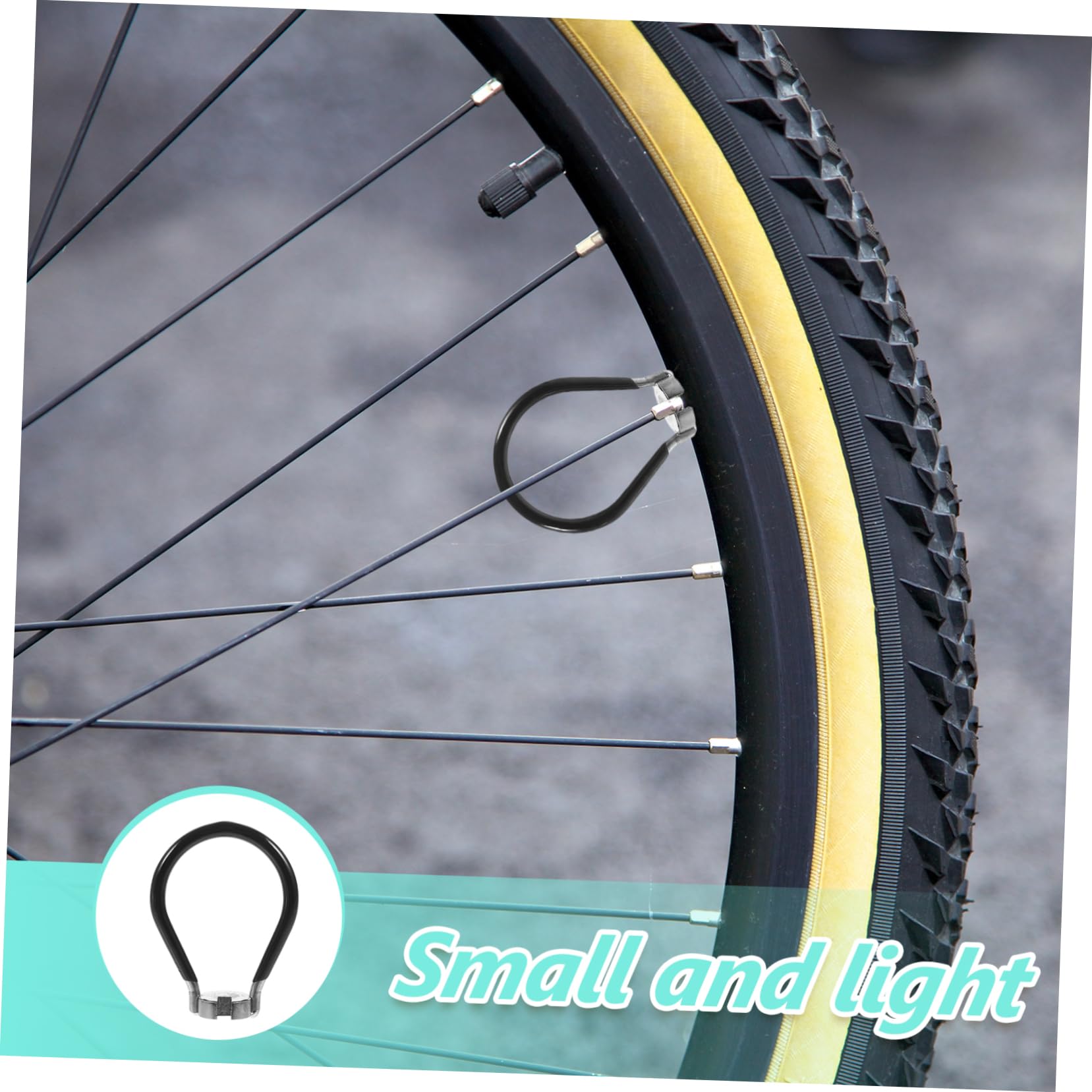 GOOHOCHY Bicycle Spoke Wrench Tool for Mountain and Road Bikes Wear Resistant Bike Repairing Tool Essential Bicycles Repairing Tool for Outdoor Cycling Maintenance