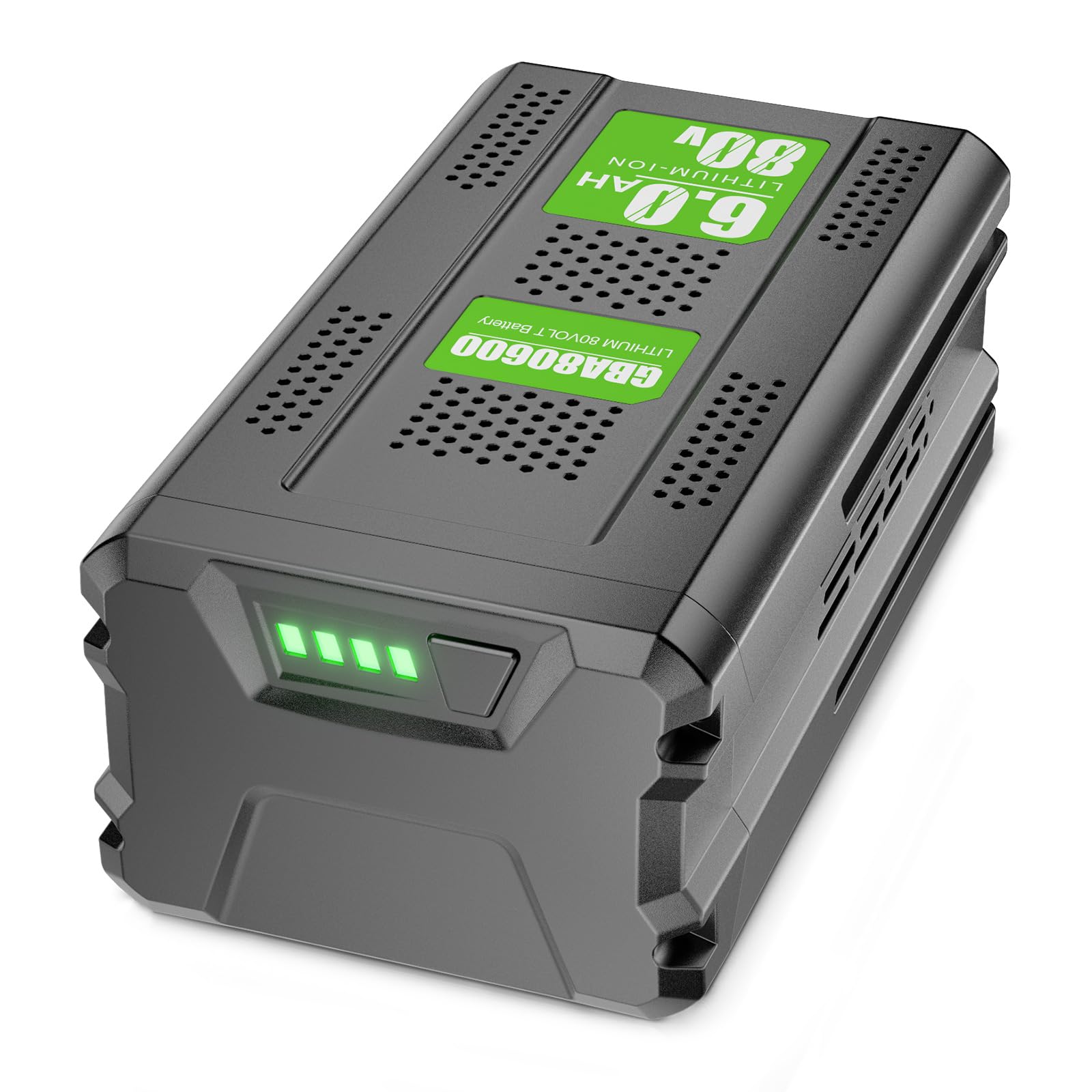Upgraded 6000mAh GBA80200 Battery Replace for Greenworks PRO 80V, Lithium Ion GBA80200 GBA80300 GBA80400 GBA80500 GBA80250 Compatible with Greenworks 80V Max Power Tools Battery (Not for Kobalt)