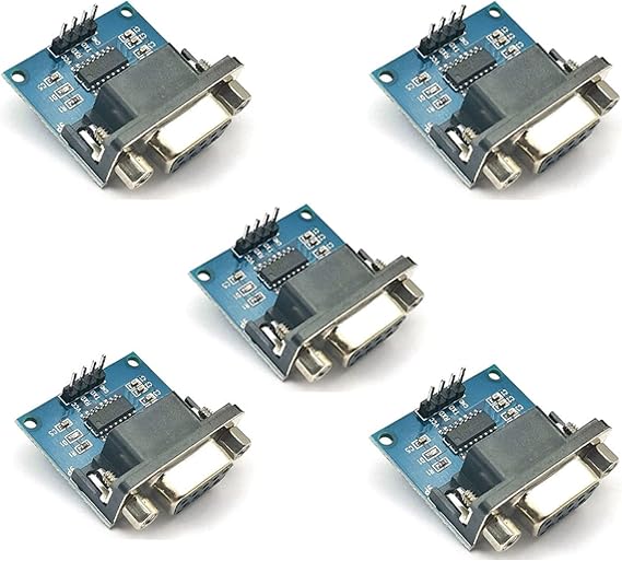 FainWan 5pcs Serial Port Converter Module RS232 to TTL Female Equipment Upgrades MAX3232 Root Module Connecter
