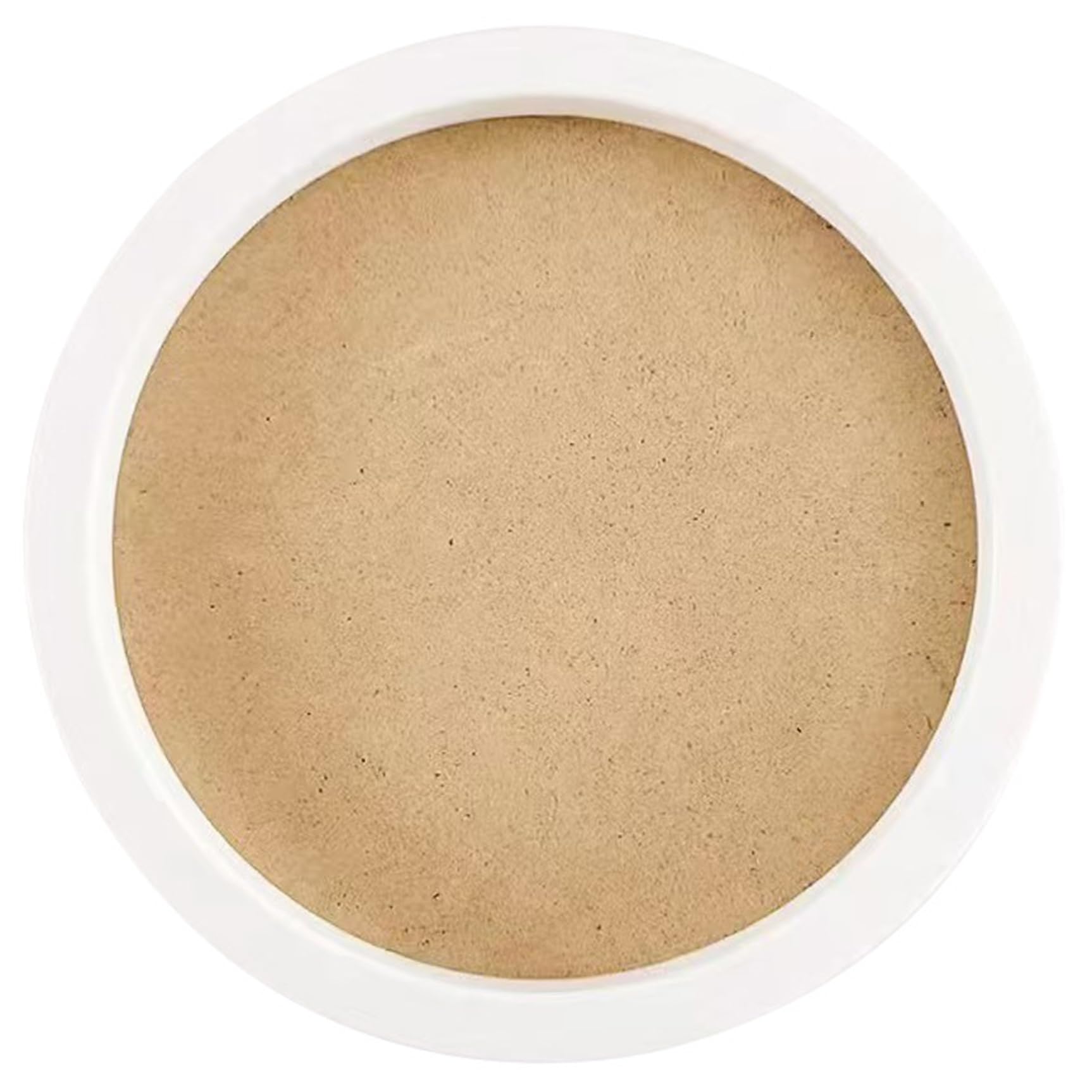 Cadre photo rond bois de 8 pouces finition blanche artisanale suspendue