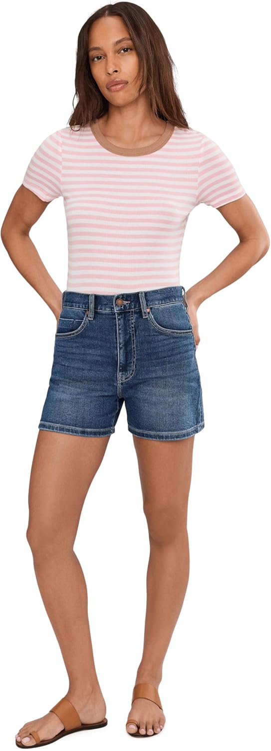 Liverpool Los Angeles 4.5" High-Rise Heritage Denim Shorts
