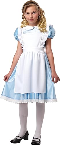 Disfraz de Alice para niñas, Disfraces, S, Un solo color