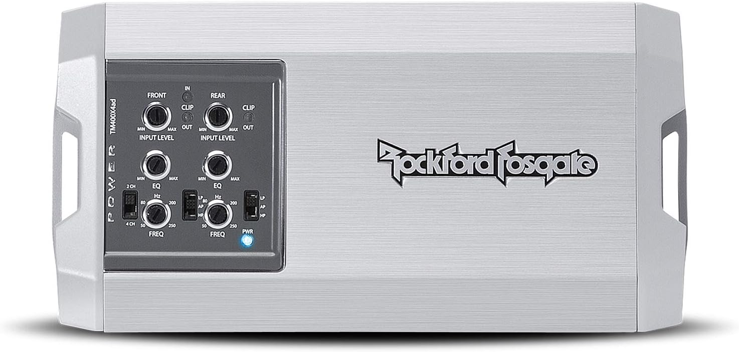 Rockford Fosgate TM400X4ad Power Marine400 Watt Class-ad 4-Channel Amplifier