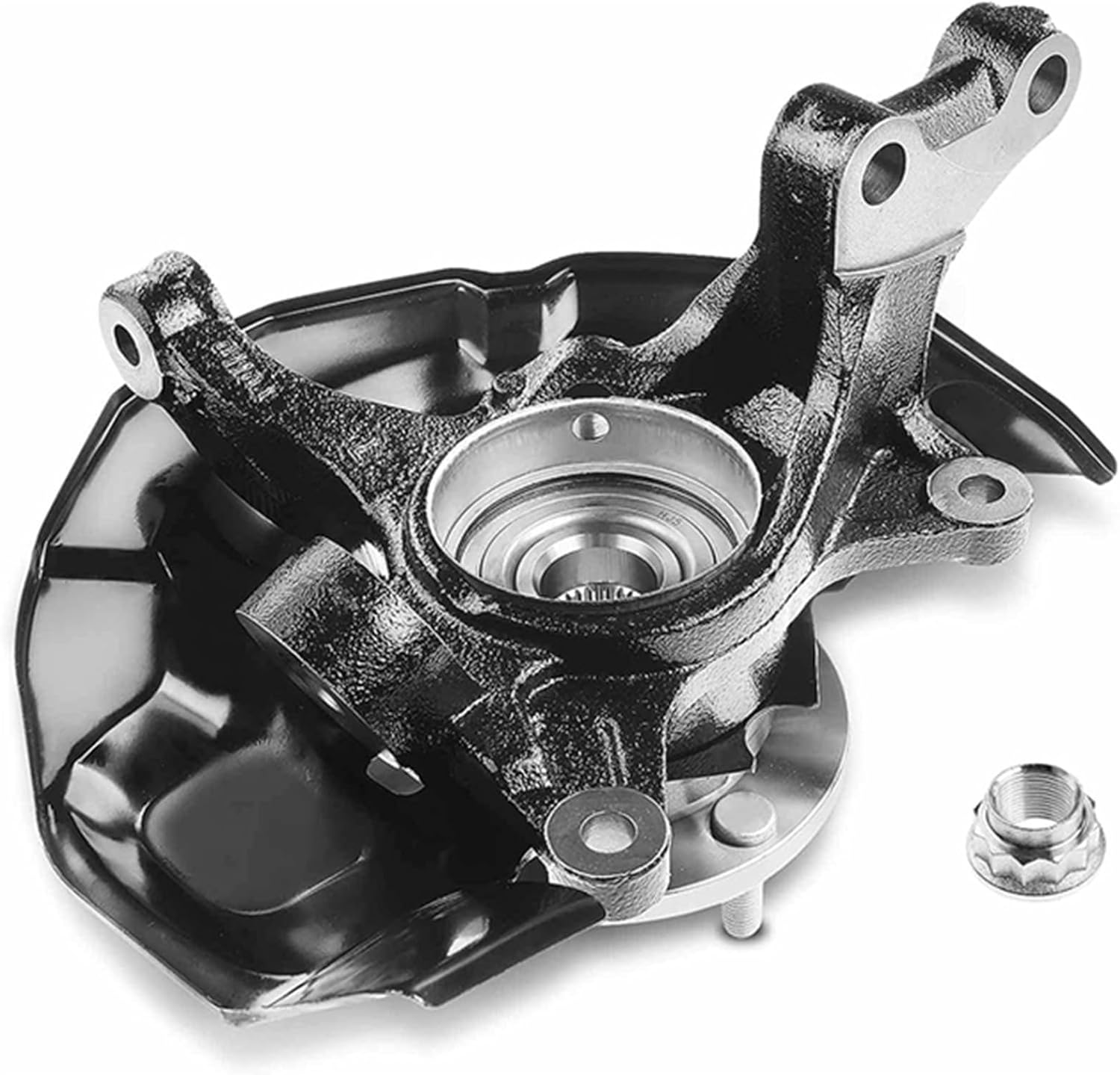 Front Left & Right Side Steering Knuckle & Wheel Bearing Hub Assembly Fits Toyota Camry 2004-2006 3.0L or 3.3L, Lexus ES330 2004-2006 3.3L 686-273