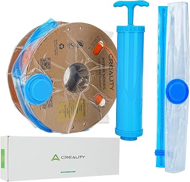 Creality Filament Storage Bag Vacuum Kit-10Pack Cleaning Drying Sealed Bags for 3D Printer Filament with Desiccants/Hand Pump