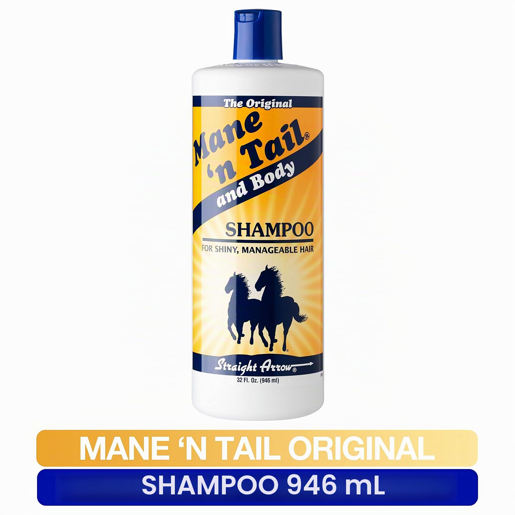 Mane 'n Tail 0071409543641 Shampoo für Pferde 32 Unze (2 Pack)