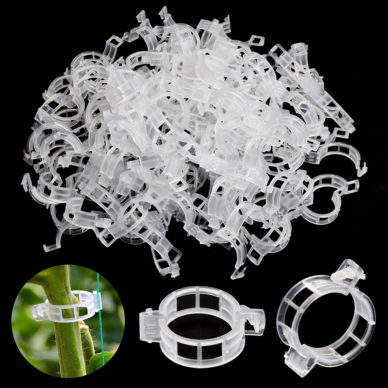 Vesaneae 100 Pezzi Clip Di Supporto Per Piante, Clip Di Supporto - 13
