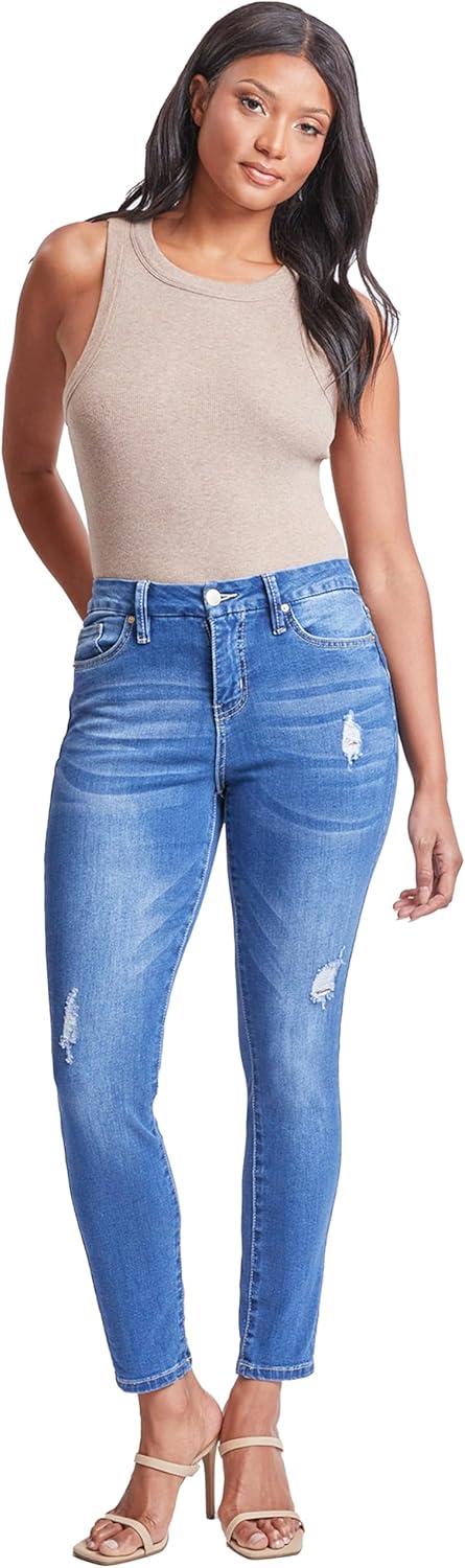 Royalty for Me Womens Royalty for Me Women's Curvy Ultra High Rise Skinny Jeans - Image 3