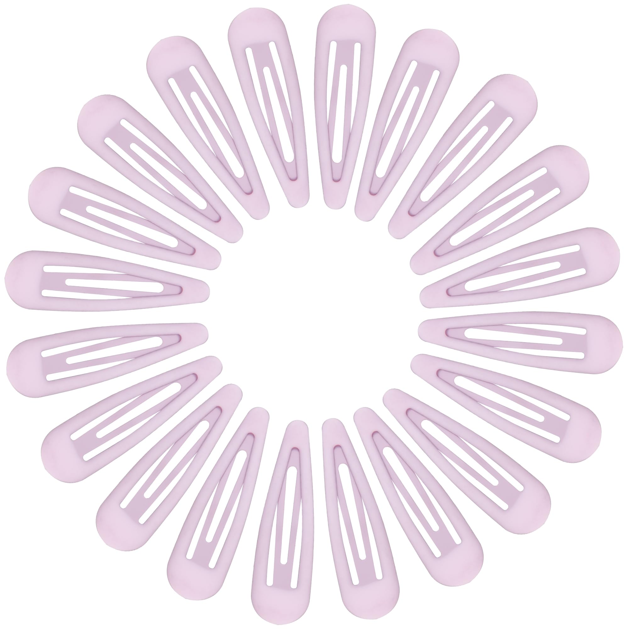 Small Matte Black Hair Barrettes - 20 Pack -29