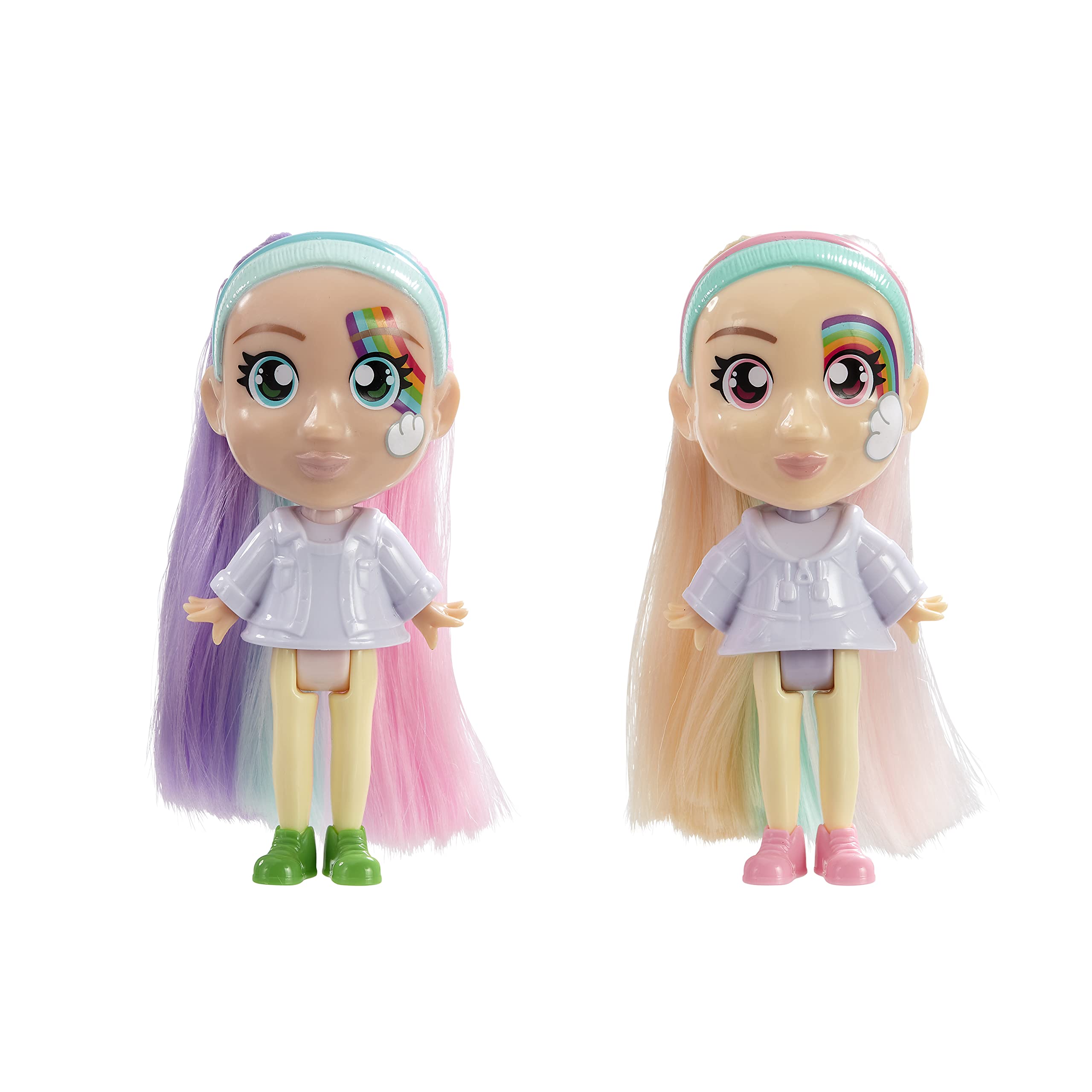 CRAYOLA - Color N Style - Rainbow Twins - Bambole personalizzabili - A partire dai 3 anni bianco 919200.006