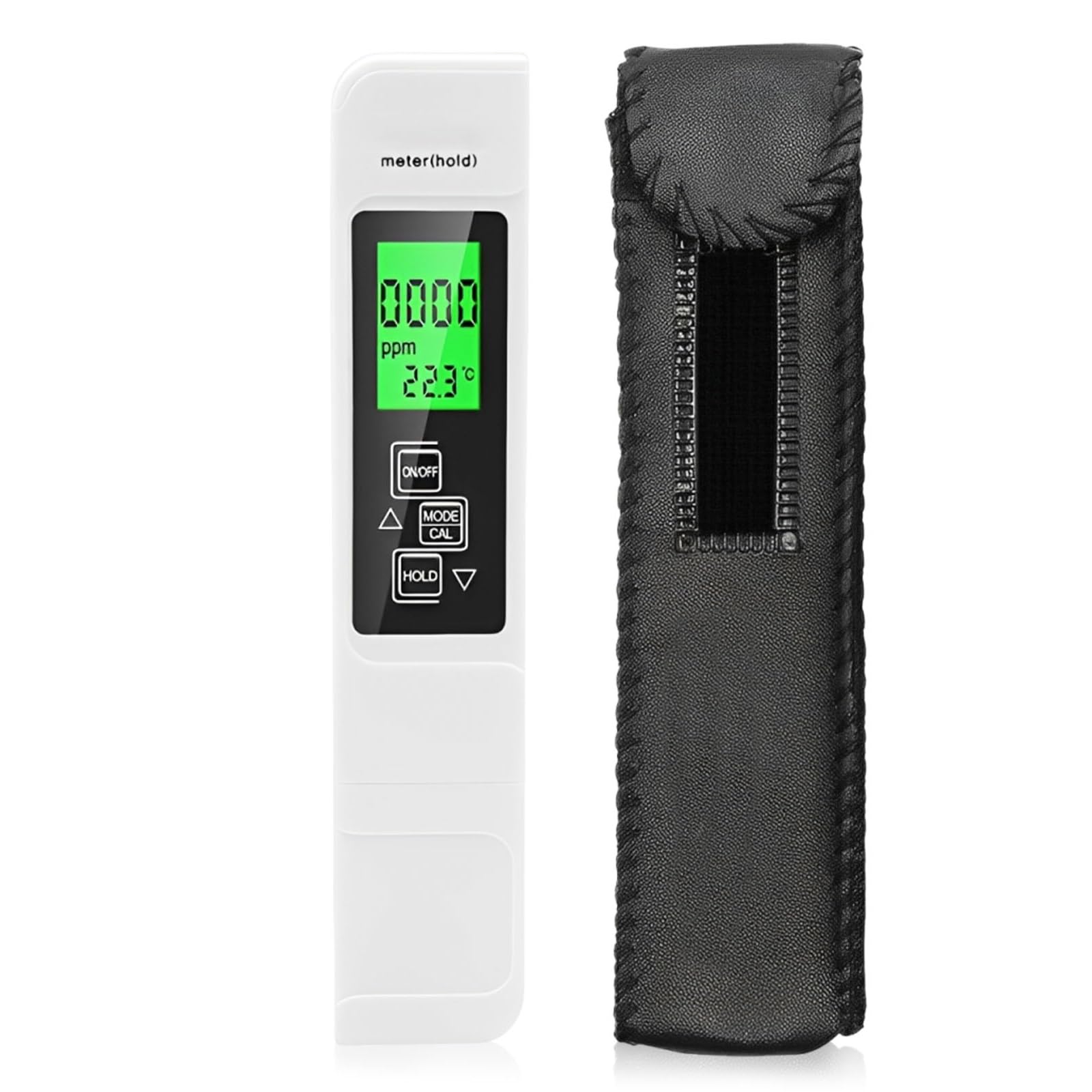 All New 2025 TDS Meter Digital Water Tester for Drinking Water, 4 in 1Portable Water Quality Tester with EC Temp Color Display, PPM Meter Water Tester for Aquarium Hydroponics Tap Water (White)