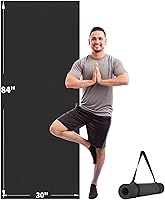 CAMBIVO Extra Large 72x48 Inch 8mm Thick Non-Slip Yoga Mat for Pilates, Fitness, Home Gym - Wide Workout Mat for All Heights
