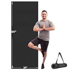 CAMBIVO Yoga Mat for Women and Men Extra Long and Wide Exercise Mat 72x48 84x30 Large Non Slip