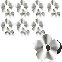 8 Tablecloth Weights for Outdoor Use, Extra Heavy, Magnetic Tablecloths Weights Outdoor Tablecloth, Stainless Steel Tablecloth Weights, Tablecloth Clips, Tablecloth Holder (Flowers)