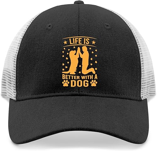 Miniatura 9 de devor Hat Life is Better with a Dog Baseball Cap, Graphic Caps for Women