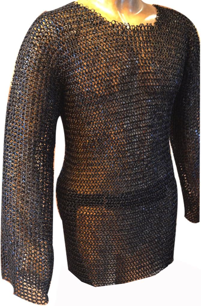 18 Gauge 9 Mm Round Riveted Strong Viking Chest Size 60 Large Blackend