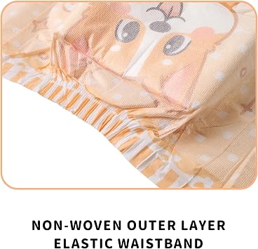 CutiePlusU Disposable Diaper Sample 2 Pieces Cloth Back (Medium 28-38)