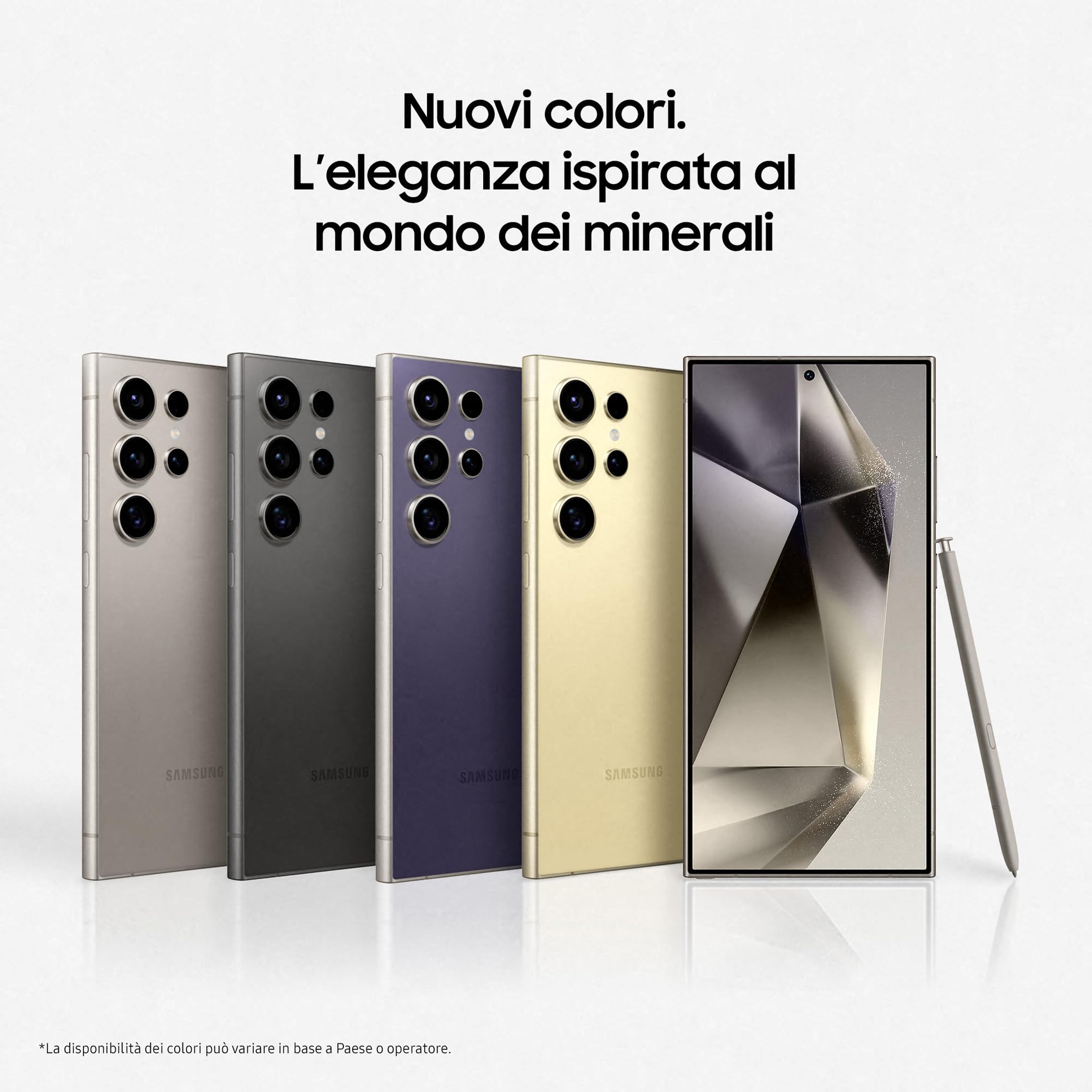 Samsung Galaxy S24 Ultra Smartphone AI, Caricatore incluso, Display 6.8'' QHD+ Dynamic AMOLED 2X, Fotocamera 200MP, RAM 12GB, 512GB, 5.000 mAh, Titanium Violet [Versione italiana]