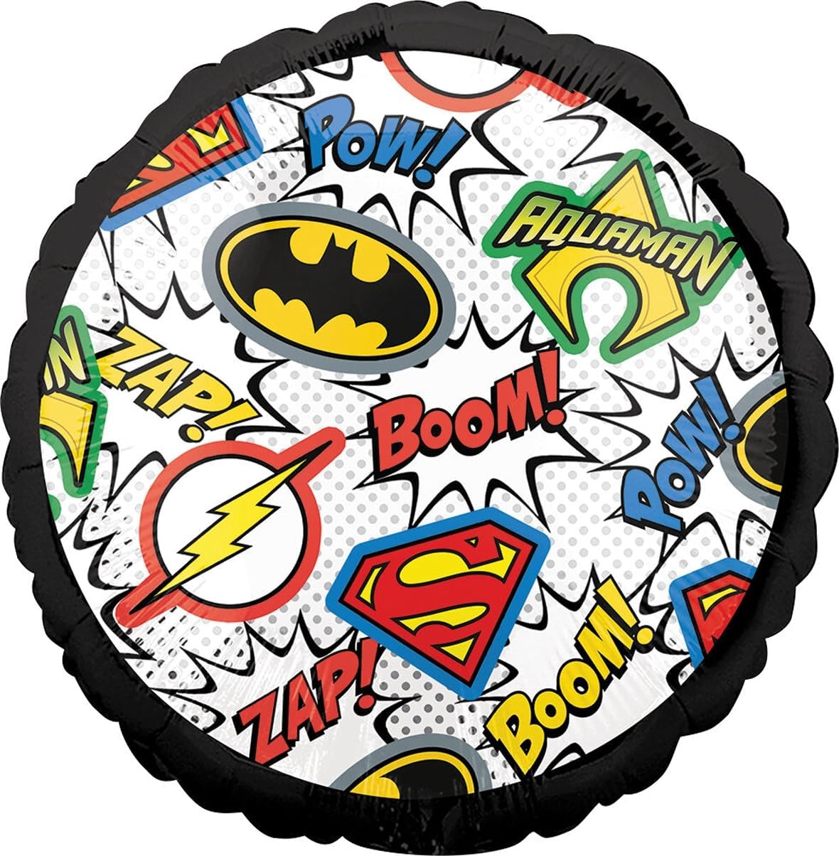 Justice League Birthday Party Supplies 9pc Balloon Bouquet Decorations