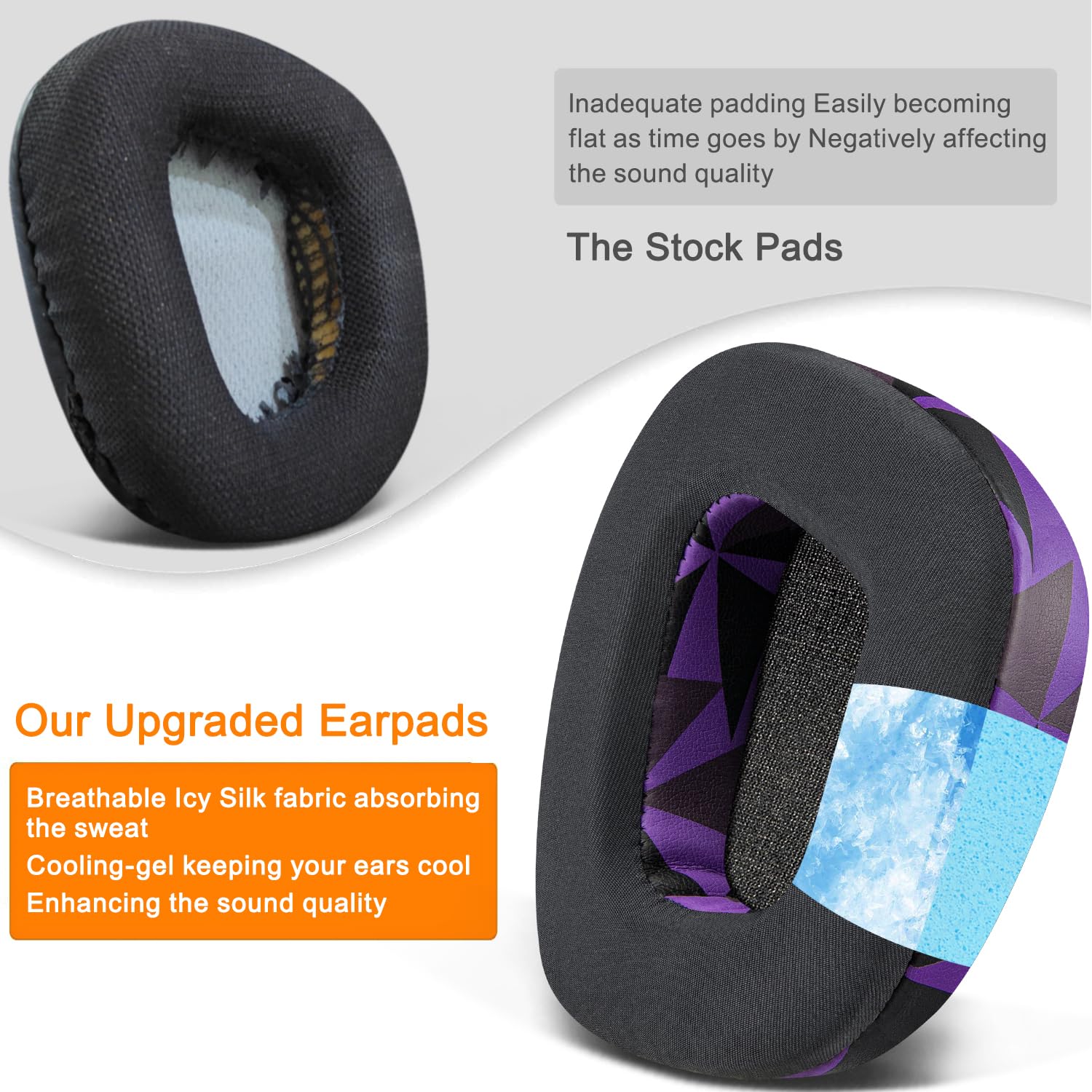 Amazon.com: SOULWIT Cooling-Gel Replacement Earpads for Corsair