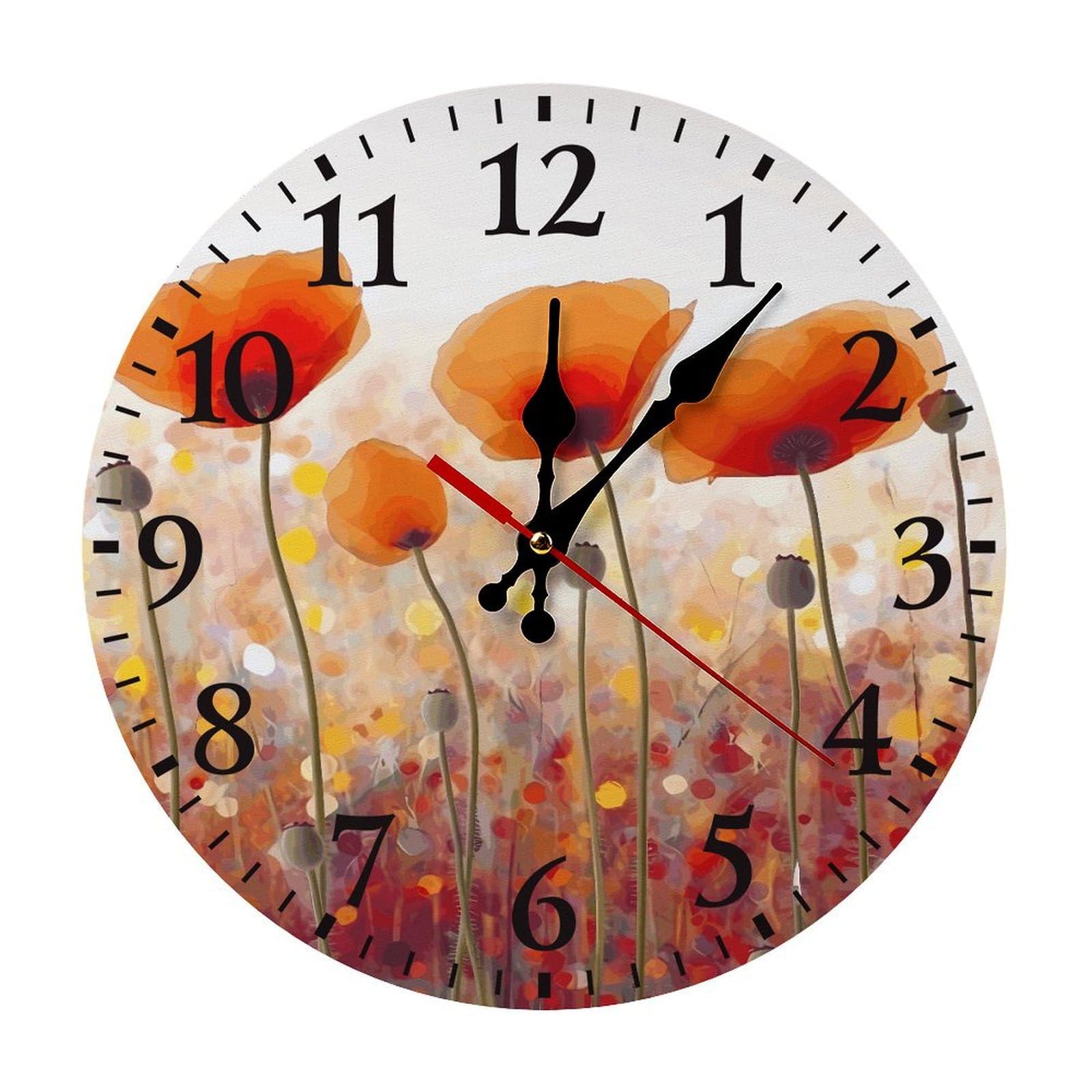Horloge murale à piles lisible pour ne plus jamais être en retard