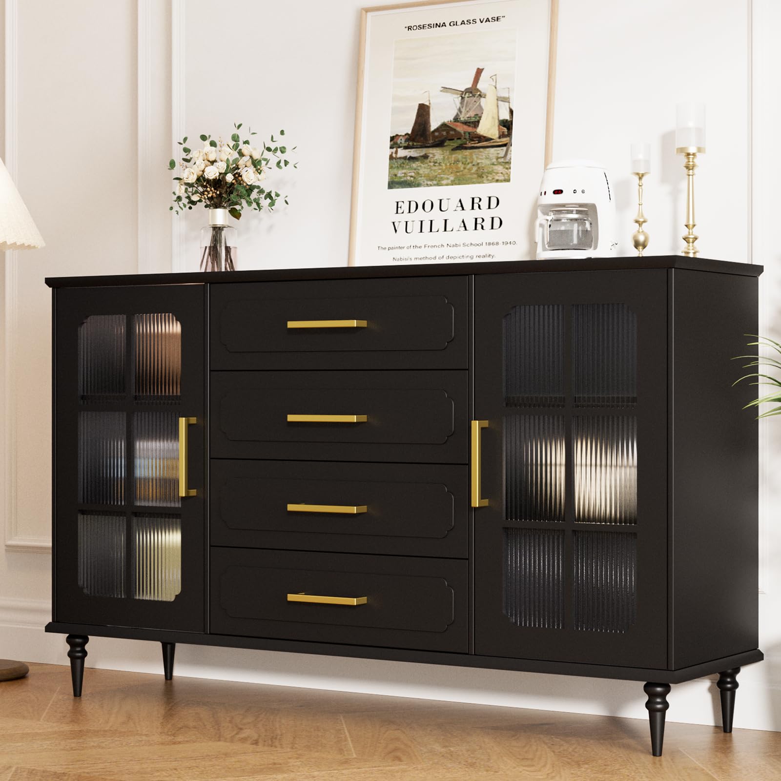 Haidms Confezione da 10 maniglie per armadietti da 10 cm, color oro spazzolato, per cassetti, in acciaio inox, quadrate, moderne, per cucina e bagno