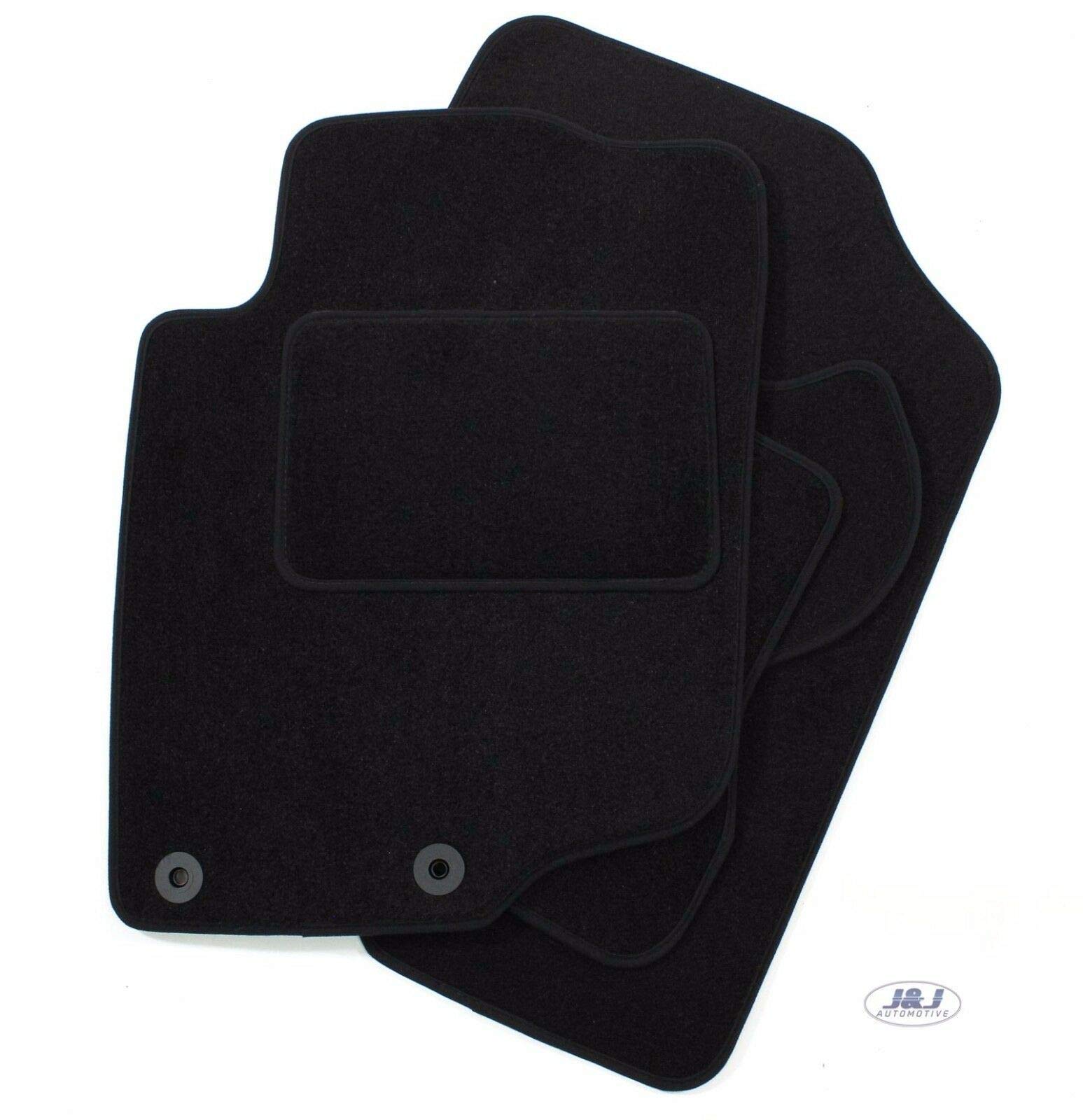 J&J AUTOMOTIVE | 3D Tappeti Tappetini Auto In TPE Gomma Su Misura Per 207 2006-2012, Con Bordo Alto, Nero, Antiscivolo, Inodore