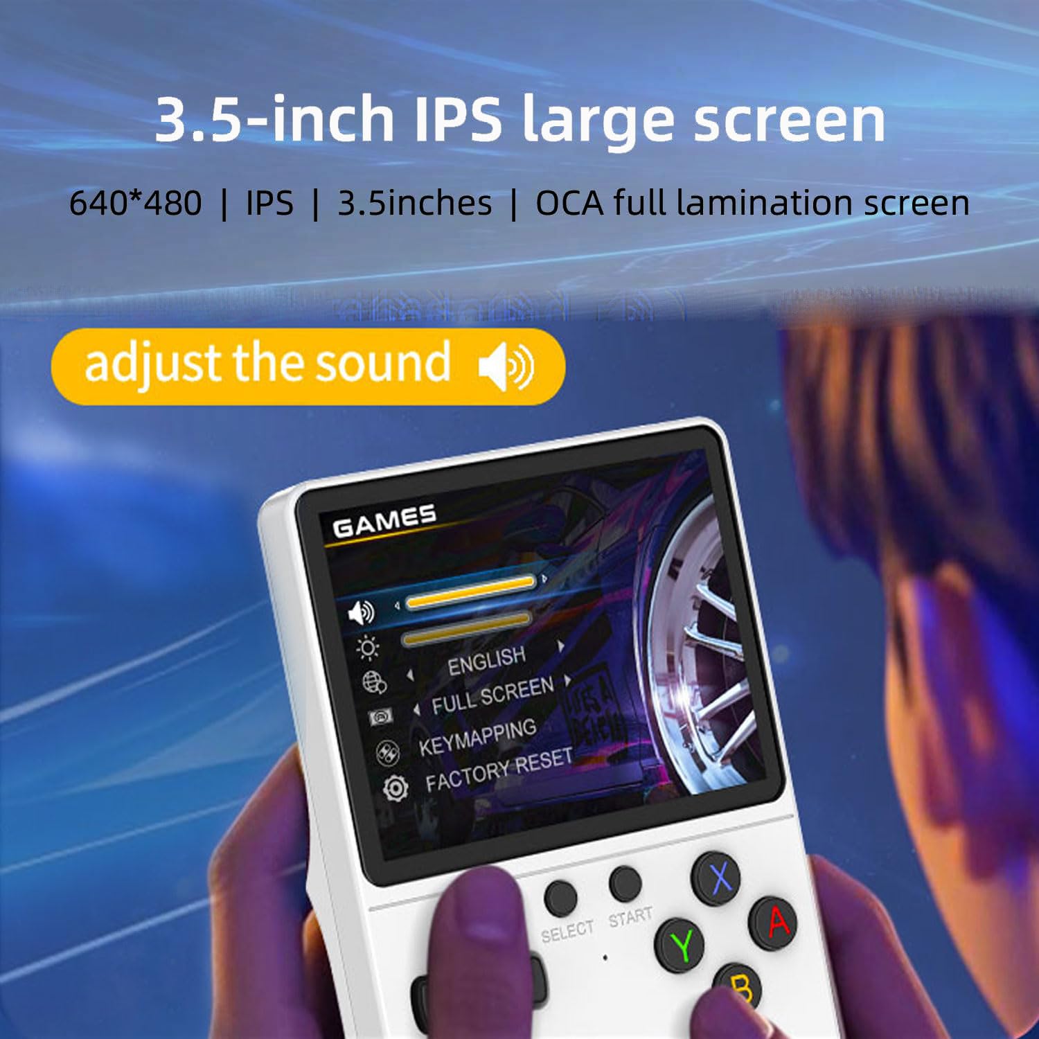 ASTEKID 2026 New Upgrade Retro Handheld Game Console with 20000+ Classic Game, Relive Childhood, Rechargeable Video Game Console, Support 30+ Emulators, Portable Pocket Arcade - 5