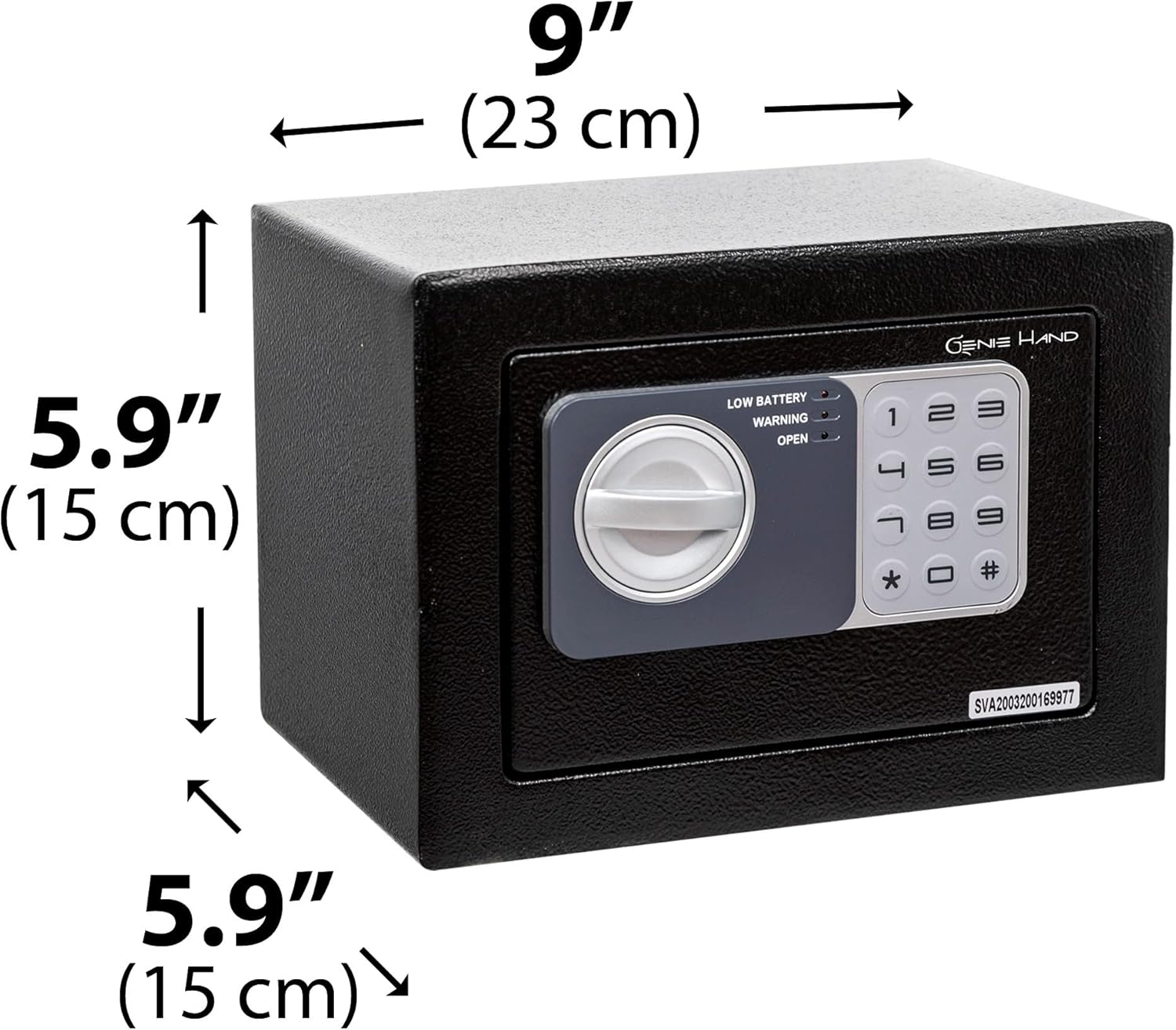 Genie Hand – Time Lock Safe Weekly/Daily Timer – B-Class Lock – Anti Bounce Technology