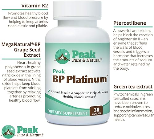 Miniatura 5 de Peak BP Platinum de Peak Pure & Natural - 30 cápsulas