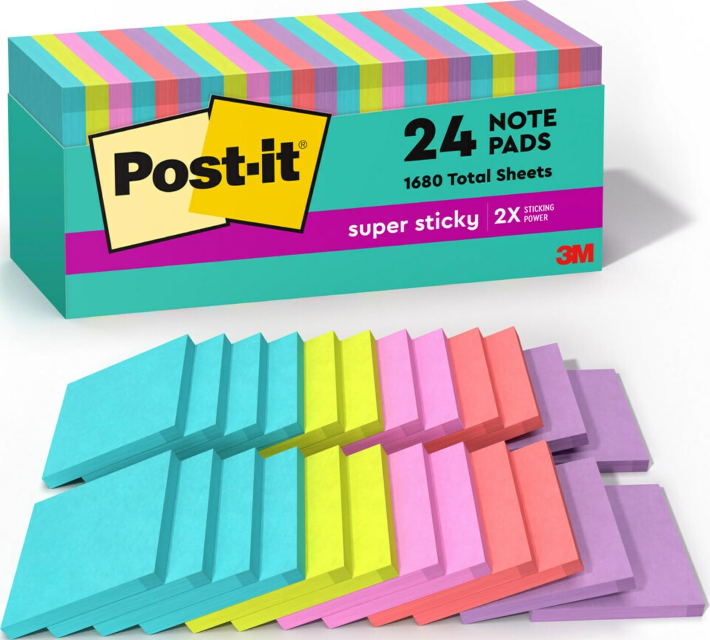 Sticky Notes 3x3, 24 Pads