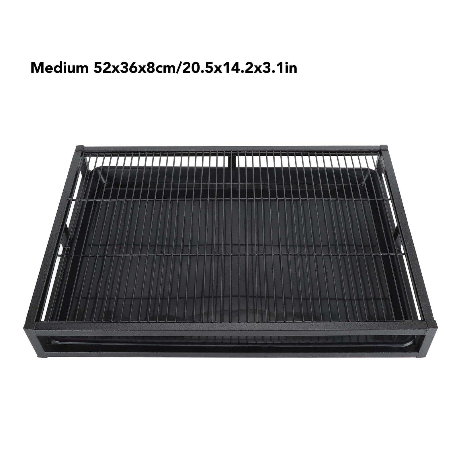 Tiroir pour Animaux de Compagnie Chiot Pipi Support pour Intérieur Extérieur Bacs à Litière Formateur Bac à Lit Chien Pot Toilette Plateau (Grande Taille 26 Pouces)