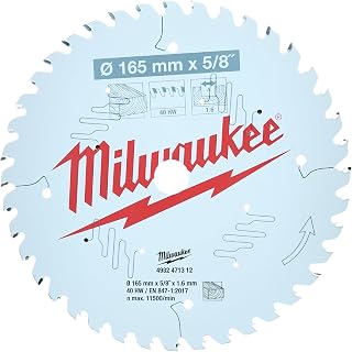 Milwaukee 4932471312 Kreissägeblatt, 165 mm x 15,87 x 40.
