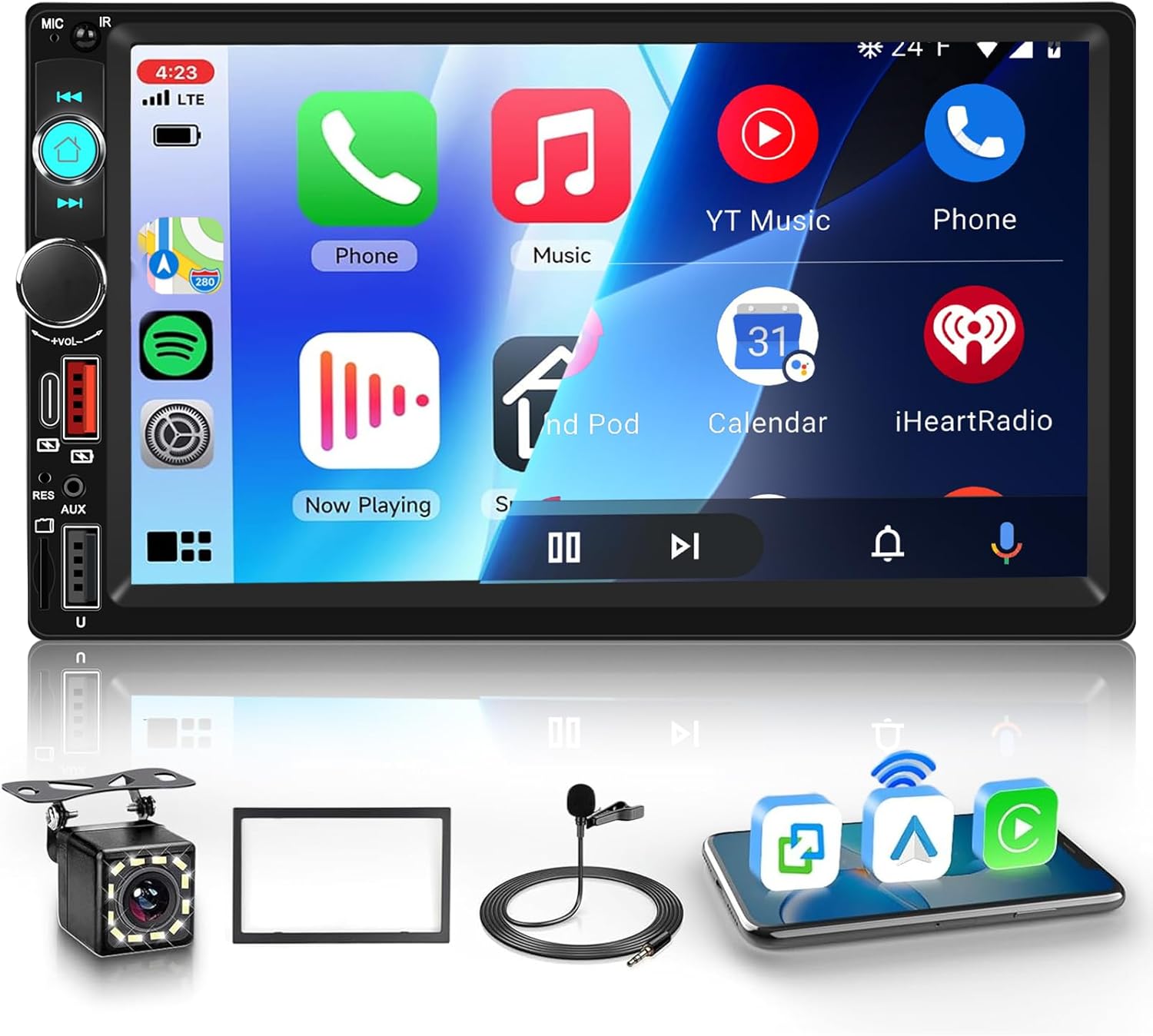 Double Din Car Stereo Bluetooth...