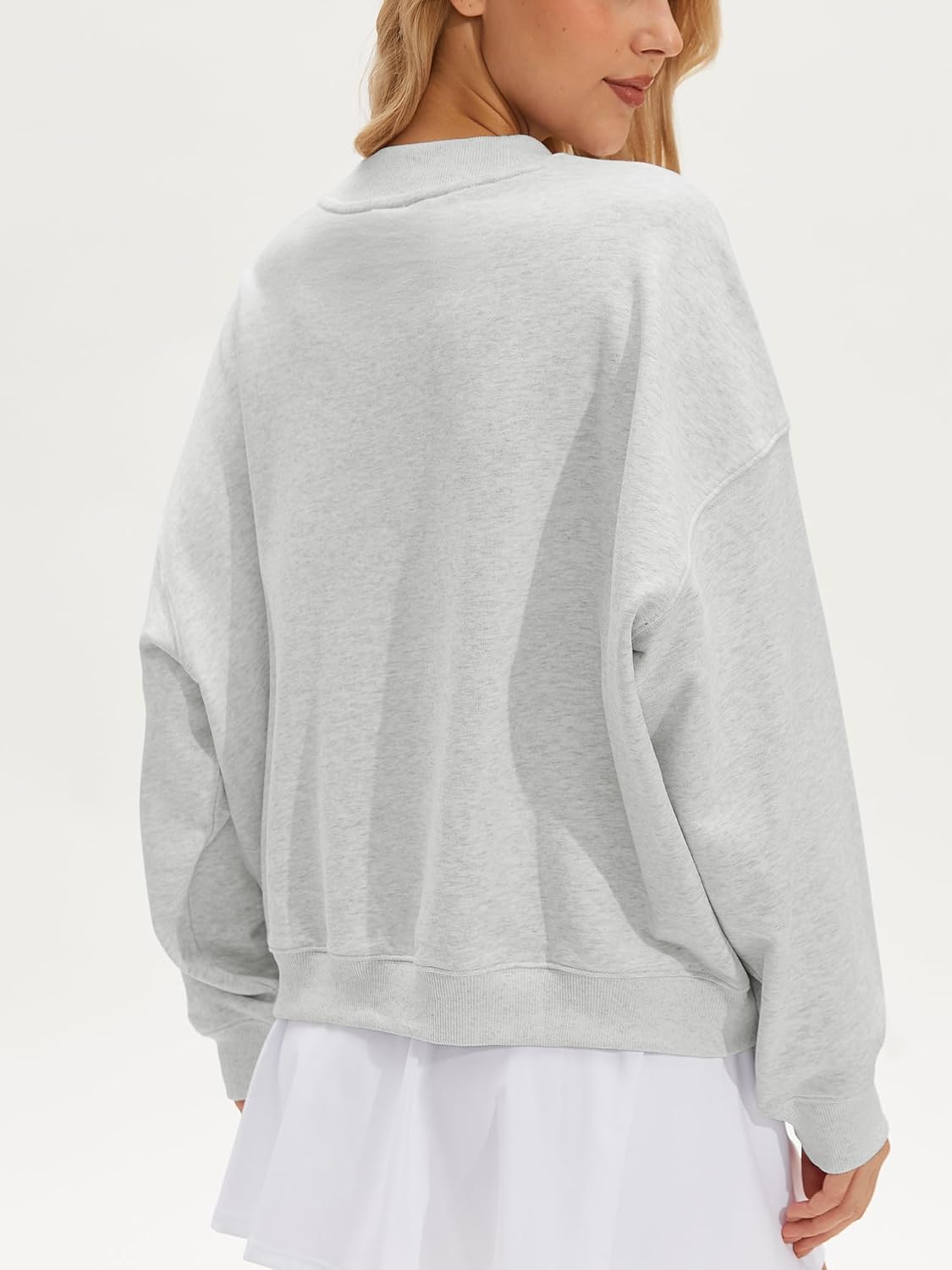Stelle Sweatshirts Women Cotton Long Sleeve Tops Crewneck Pullover Oversized Sweater