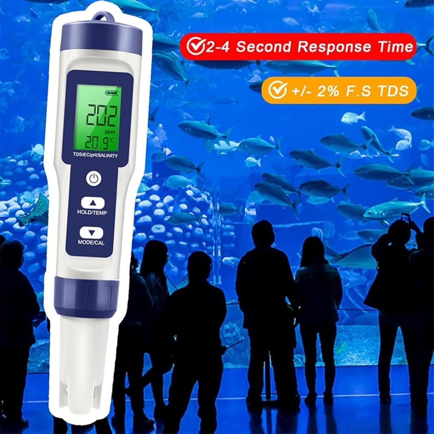 MMUNNA PH Meter 3 in1 TDS/Temp Water Quality Tester Pen Conductivity Detector Monitor Purity Measure Tool