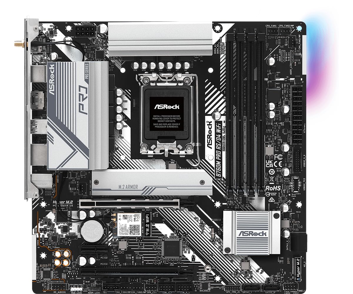 ASRock B760M PRO RS/D4 WiFi マザーボード ASRock MB B760M Pro RS/D4 WiFi R : Amazon.ca: Electronics