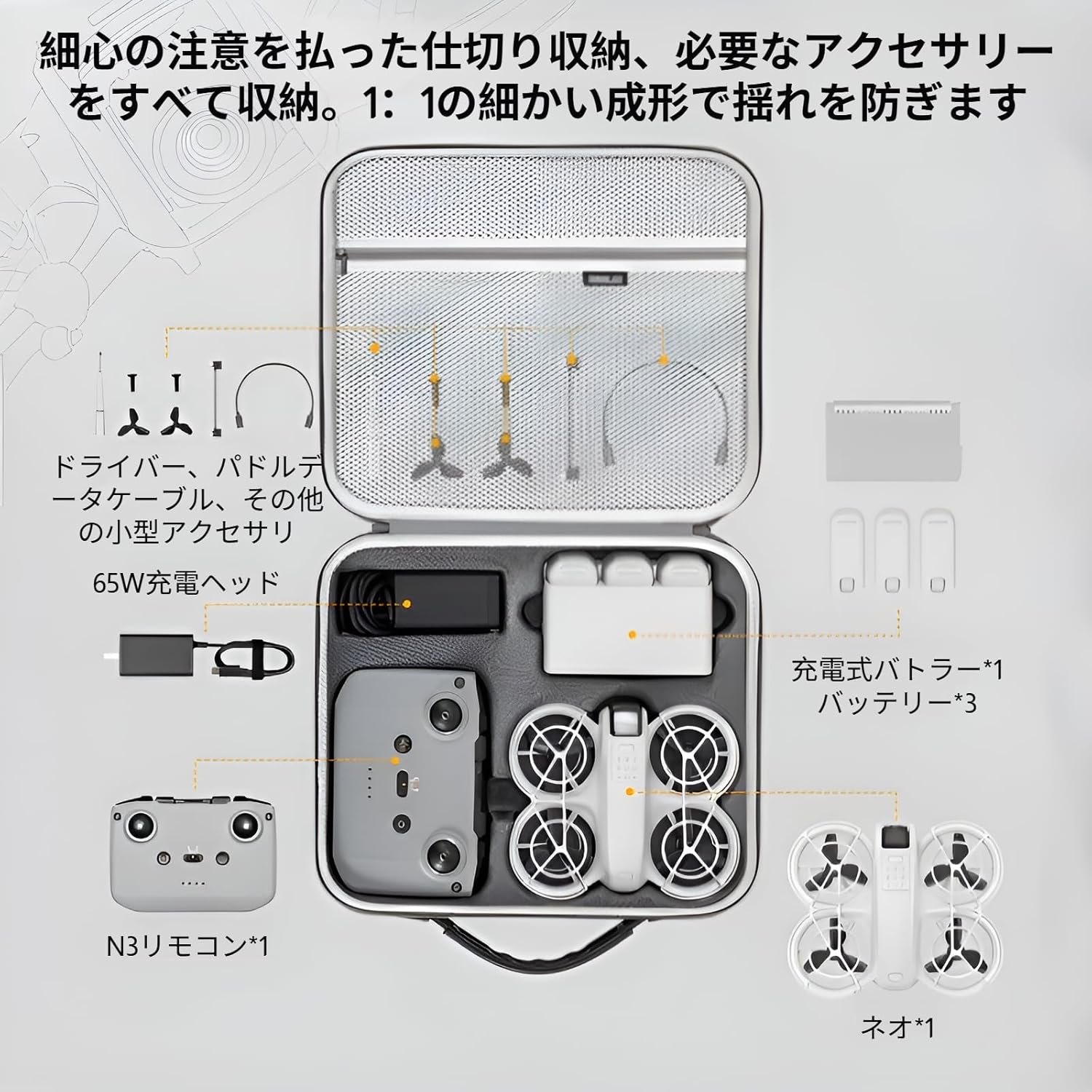 [Snughom] Neo2 専用 防水防塵 収納 多層プロテクション設計 カスタムフォーム内蔵 アウトドアアクティ対応 快適＆調整