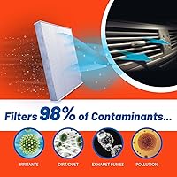 Vista 5 de FRAM CF11663 Filtro de aire de cabina Fresh Breeze con Arm & Hammer