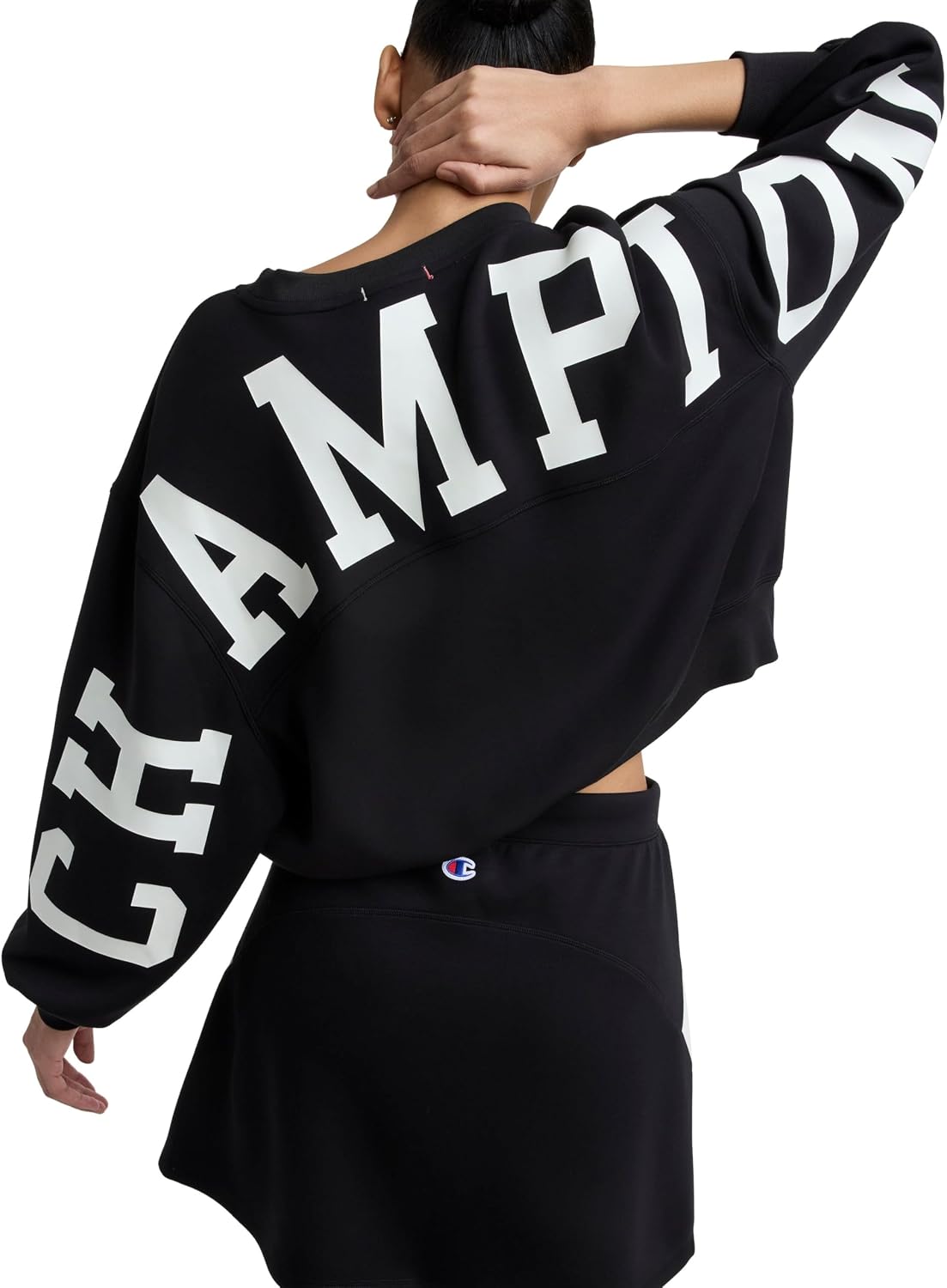 Champion Women's Endzone Crewneck Sweatshirt, Loose Fit