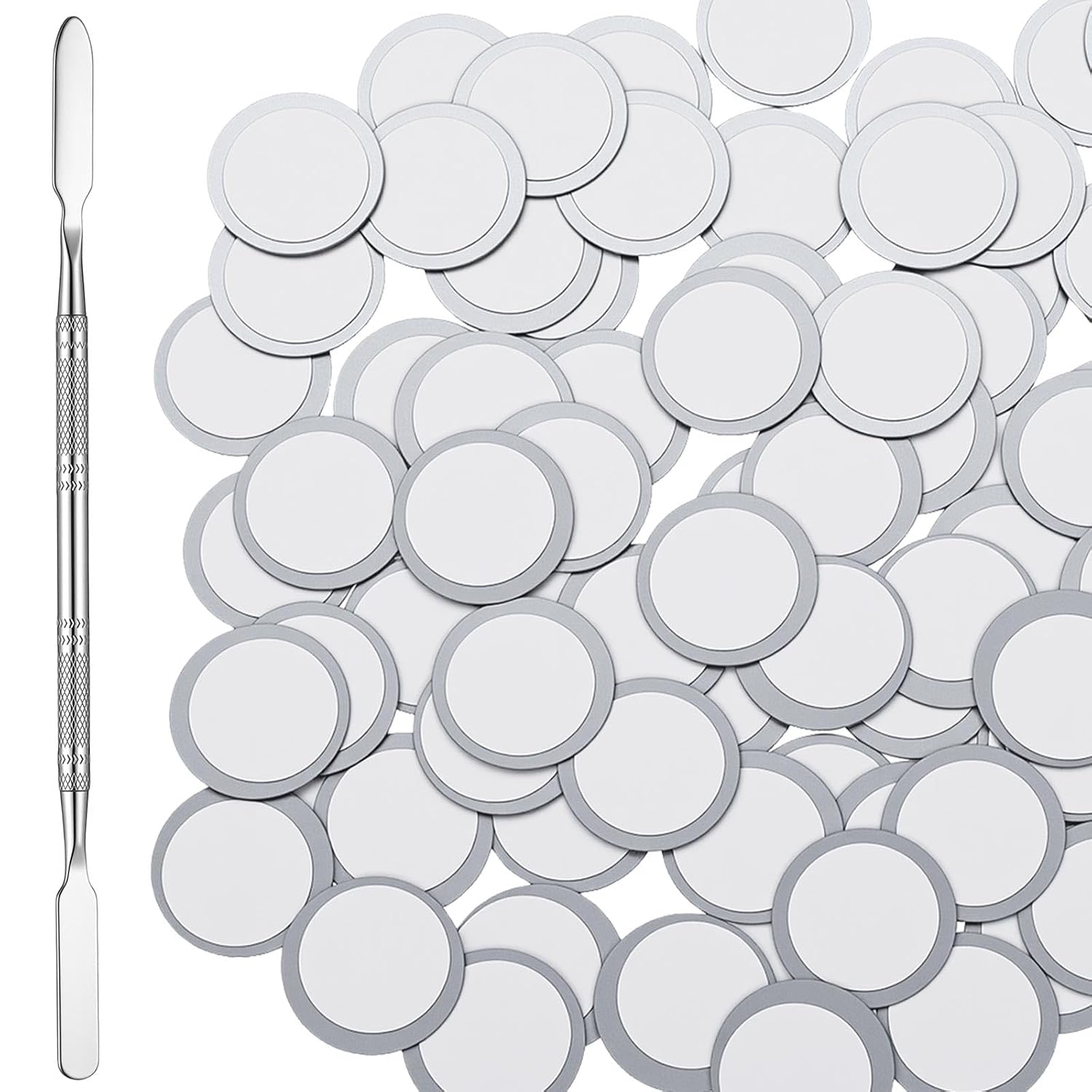 Sumind Metal Stickers for Eyeshadow Palette - 100 Pcs