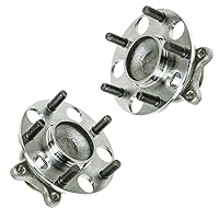Vista 341 de TRQ Juego de 2 rodamientos de rueda trasera y conjunto de cubo con sensor ABS compatible con Ford Transit Connect 2014-2018