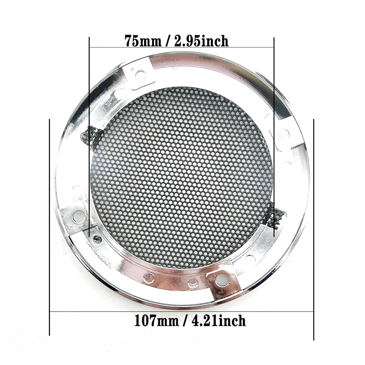HiFi high Fidelity Stereo Bass Treble Audio, Arcade Home DIY, 12V Power Amplifier 3 inch 10W 8 ohm Speaker AUX Module T30L (White)