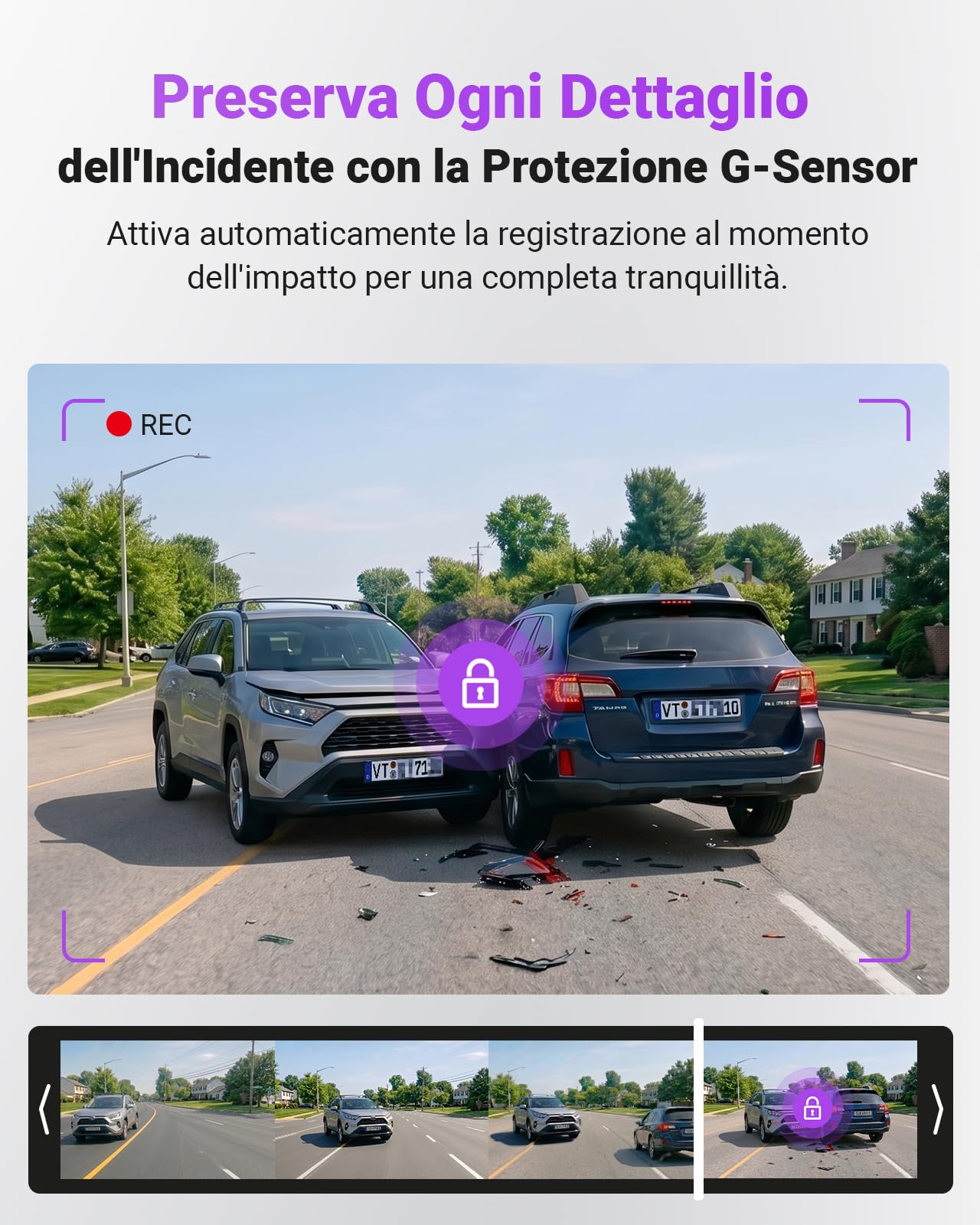 Vantrue S1 Pro DashCam 2.7K+1080P, 60FPS STARVIS 2, PlatePix Tech, Doppia Dash Cam AI con ADAS e BSD, Visione Notturna, WiFi 5GHz, GPS, G-Sensor, Controllo Vocale e 24h Modalità Parcheggio