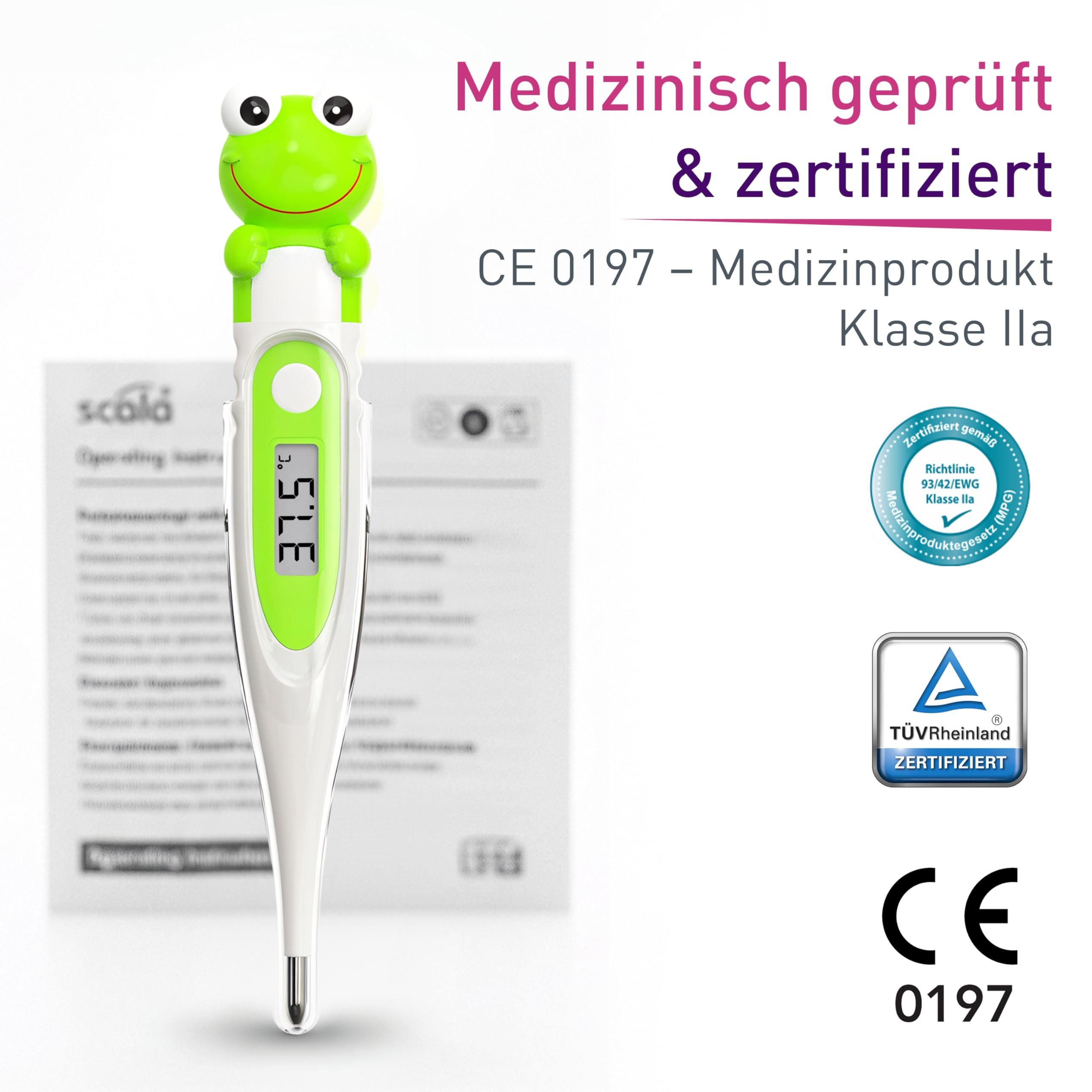 scala SC 44 Grenouille Flex Speed 10 sec. Thermomètre 1 Unité